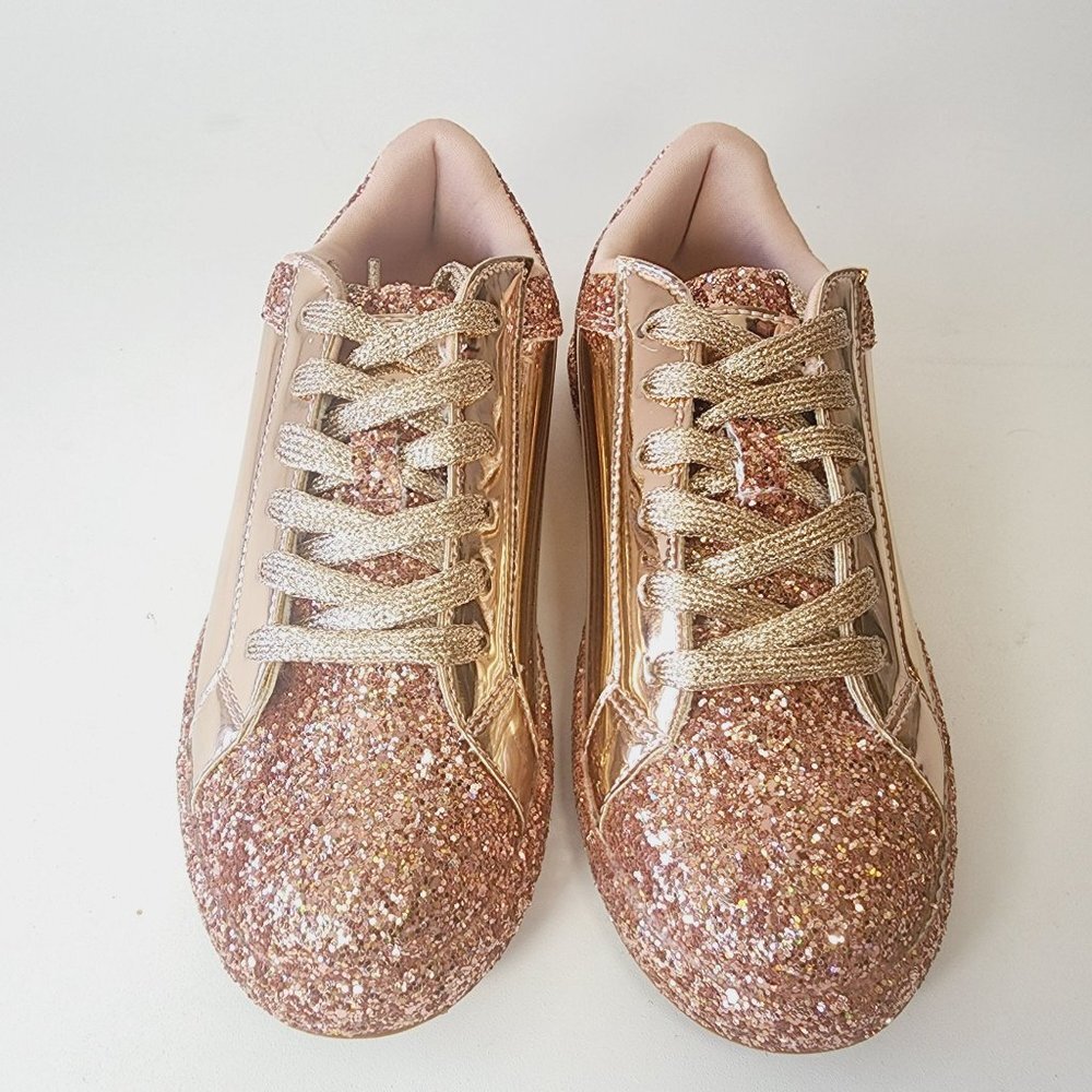 Nature Breeze Rosegold glitter shoes Size 5.5